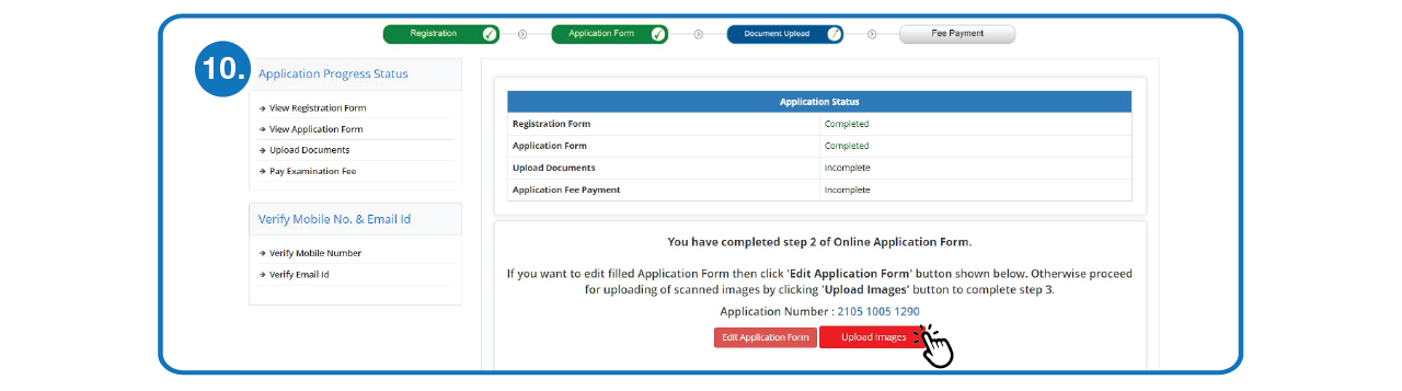 Step 10 to Fill UGC NET Online Application Form